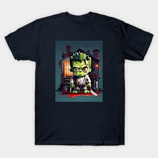 Cute Halloween Frankenstein T-Shirt